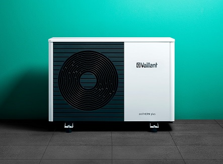 Compact air-to-water heat pumps